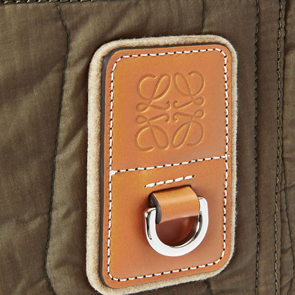 ロエベ キルティング テキスタイル ジッパー トップ ショッパー B664U42X04